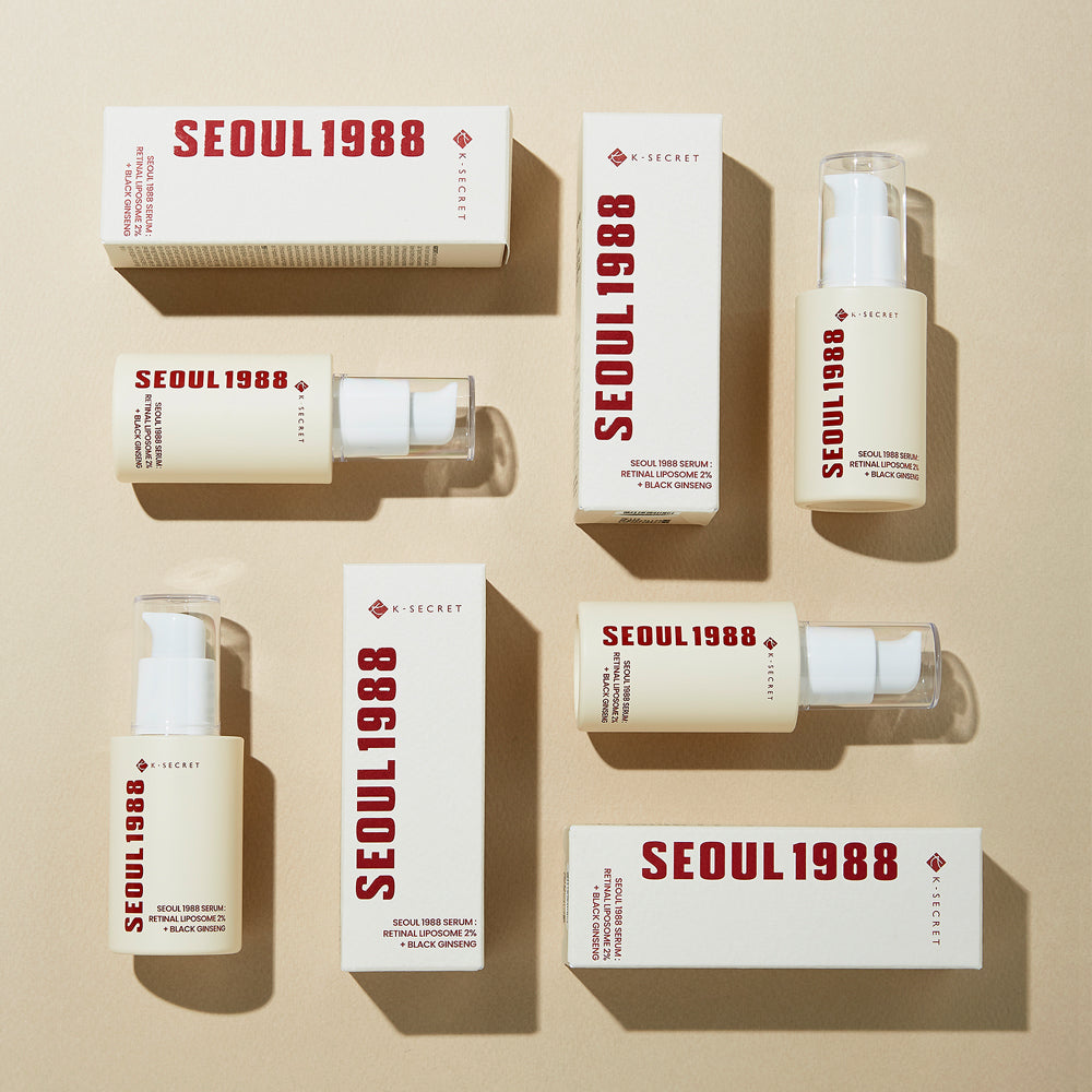 SEOUL 1988 Serum: Retinal Liposome 2% + Black Ginseng - 30ml