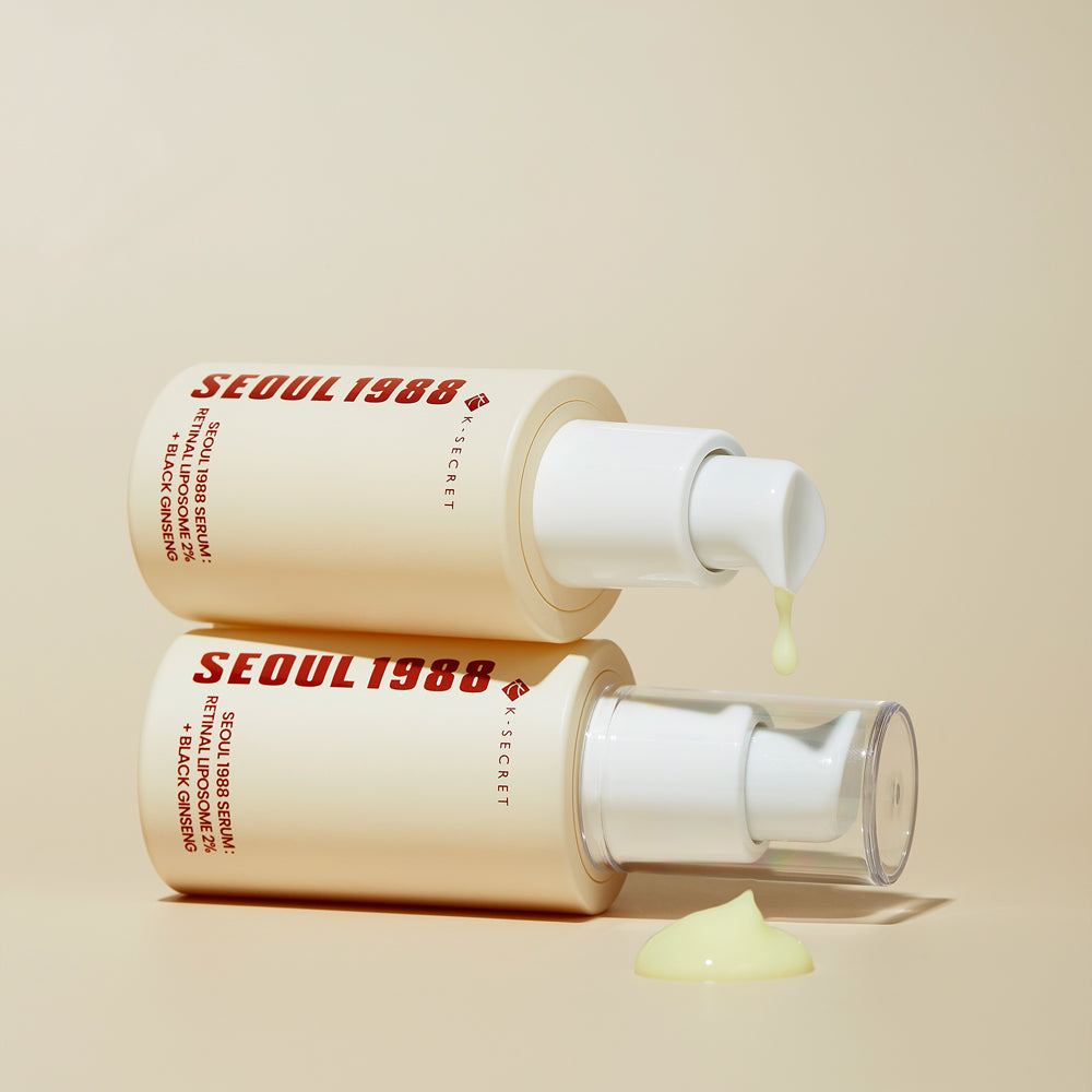 SEOUL 1988 Serum: Retinal Liposome 2% + Black Ginseng - 30ml