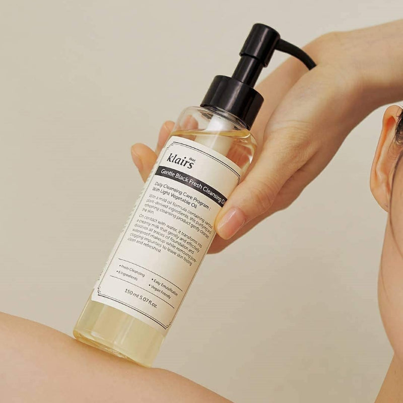 Dear, Klairs – Gentle Black Fresh Cleansing Oil – 150ml