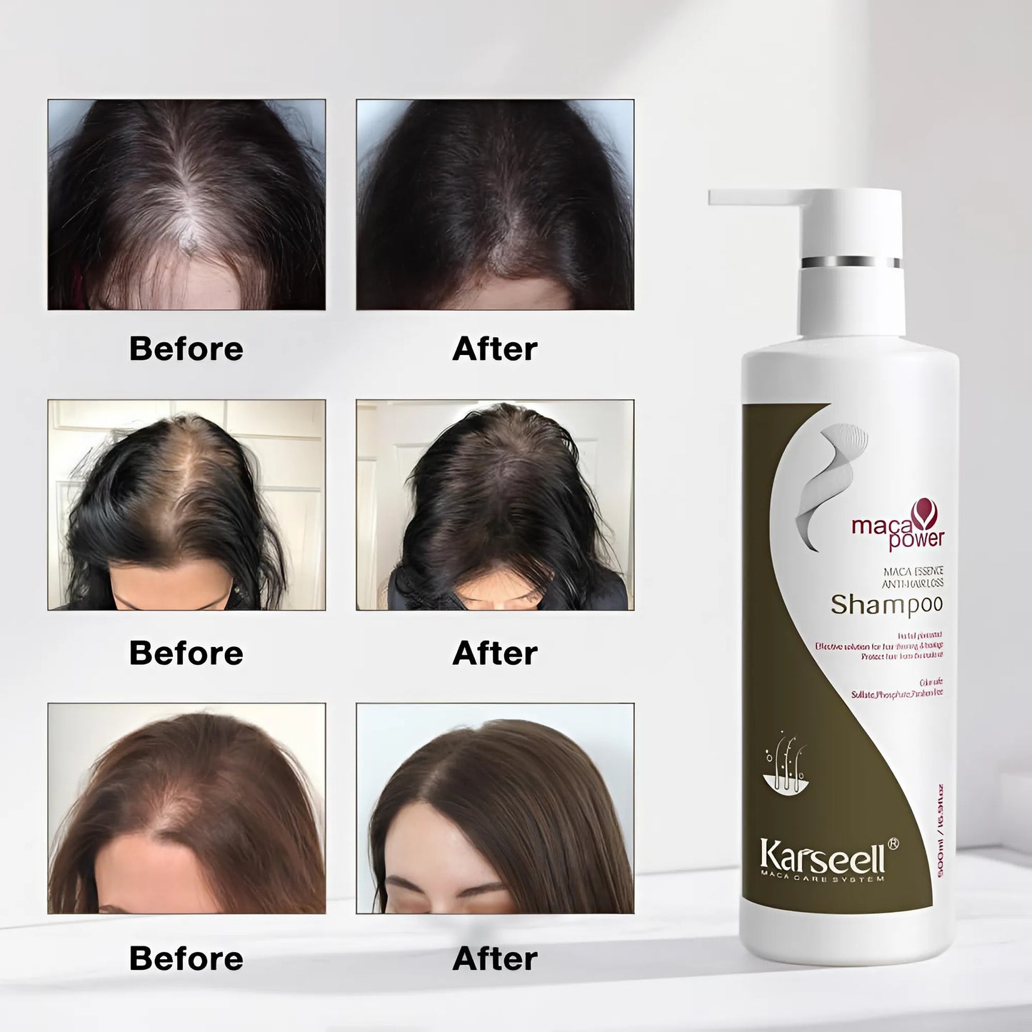 Karseell Maca Power Essence Anti-Hair Fall Shampoo – 500ml