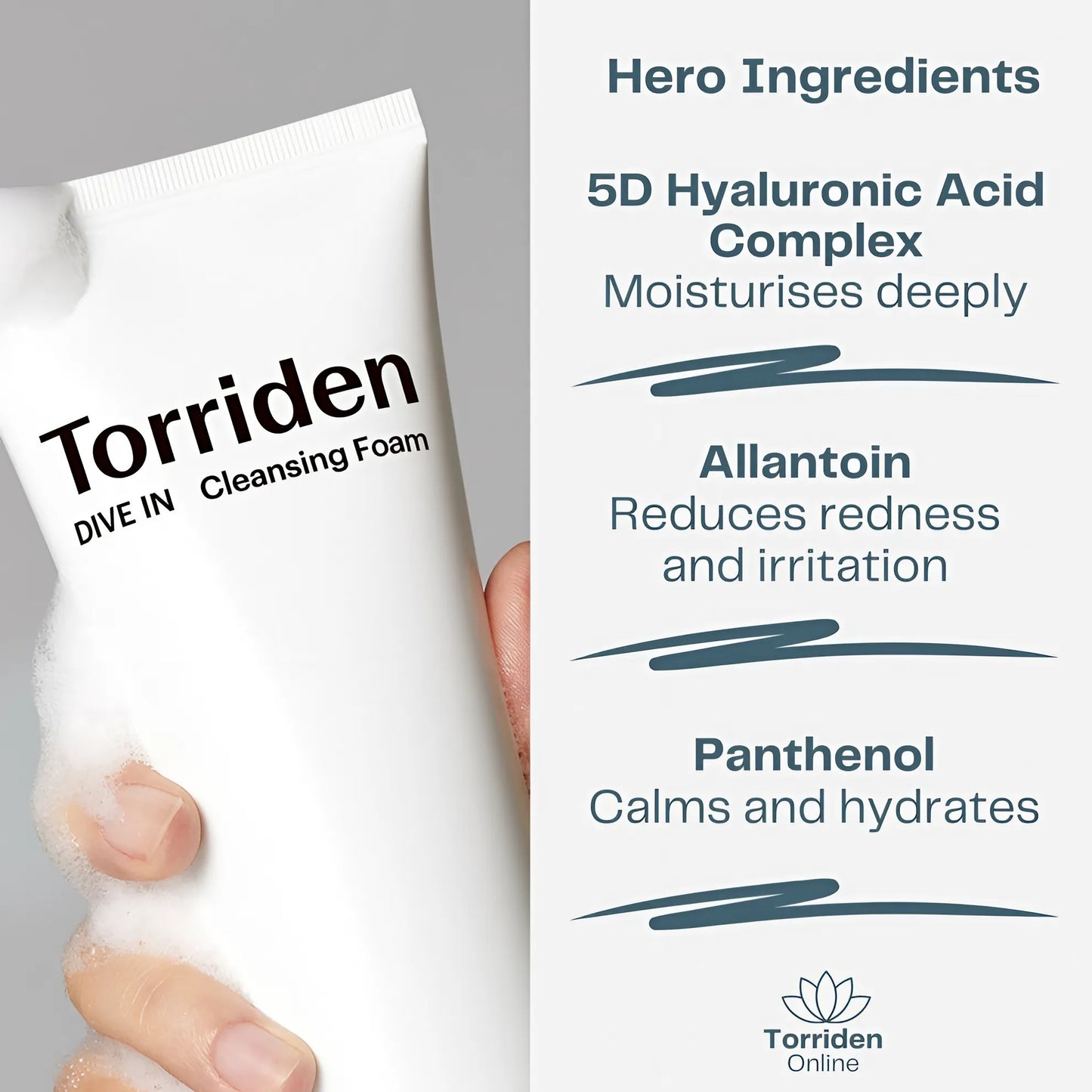 Torriden Dive In Hyaluronic Acid Cleansing Foam – 150ml
