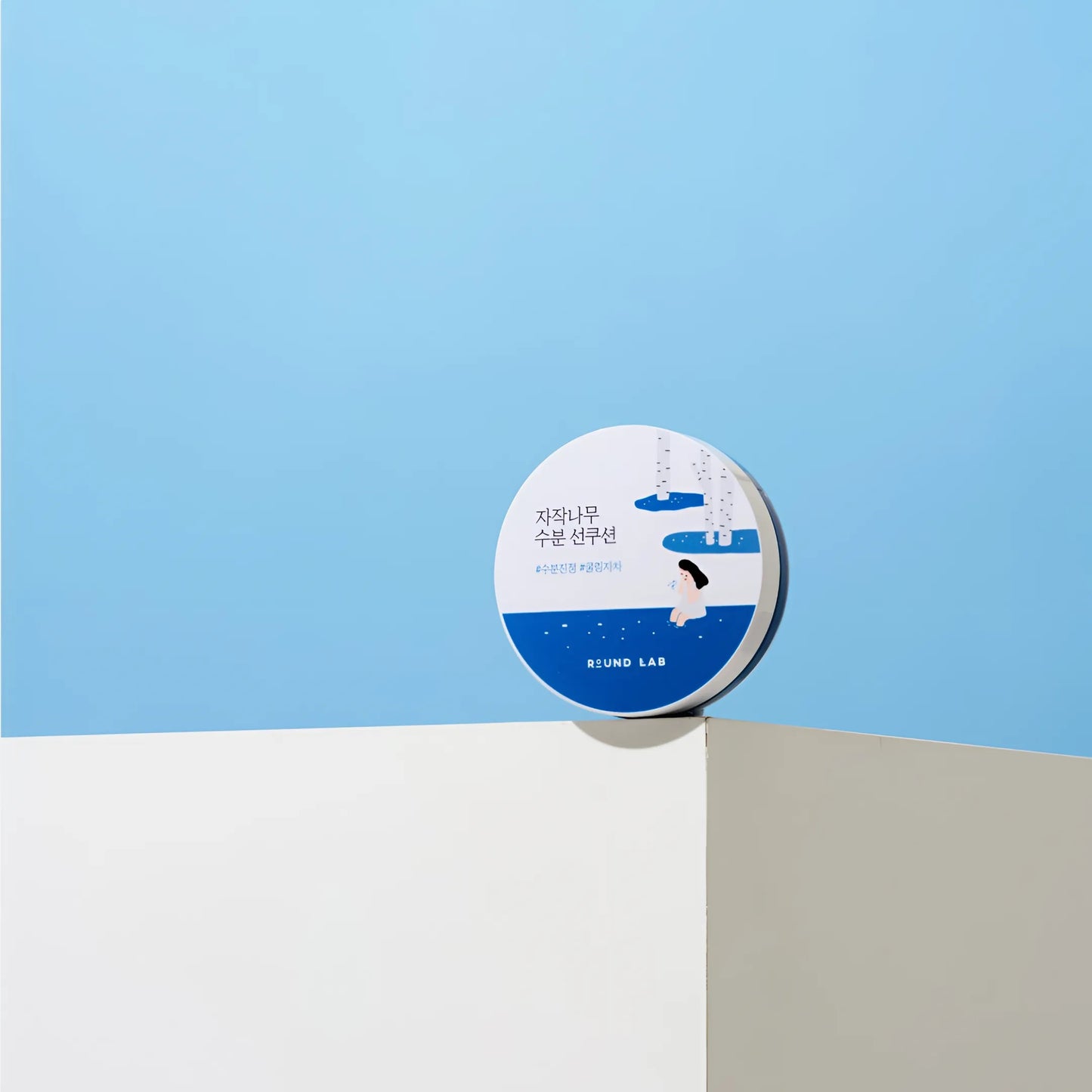 راوند لاب - وسادة الشمس المرطبة برائحة البتولا بعامل حماية من الشمس 50+، PA++++ 15 جم