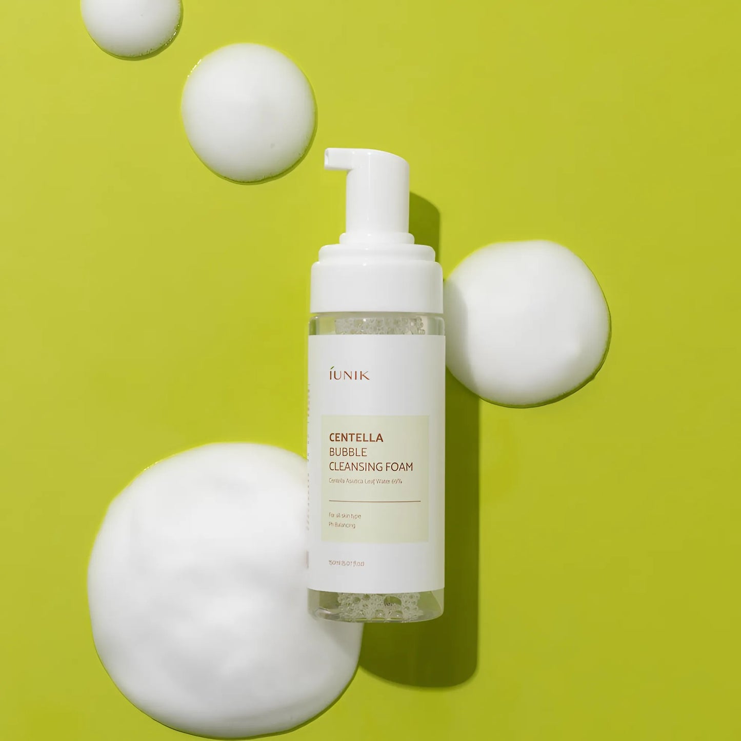 iUNIK Centella Bubble Foaming Vegan Facial Cleanser