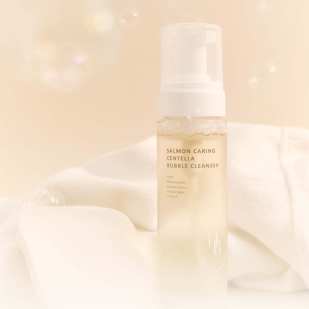HEVEBLUE - Salmon Caring Centella Bubble Cleanser