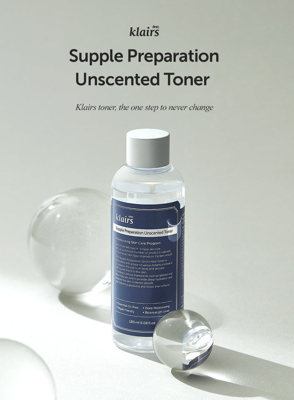 Dear, Klairs – Supple Preparation Unscented Toner – 180ml