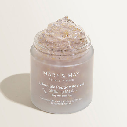 MARY & MAY: CALENDULA PEPTIDE AGELESS SLEEPING MASK