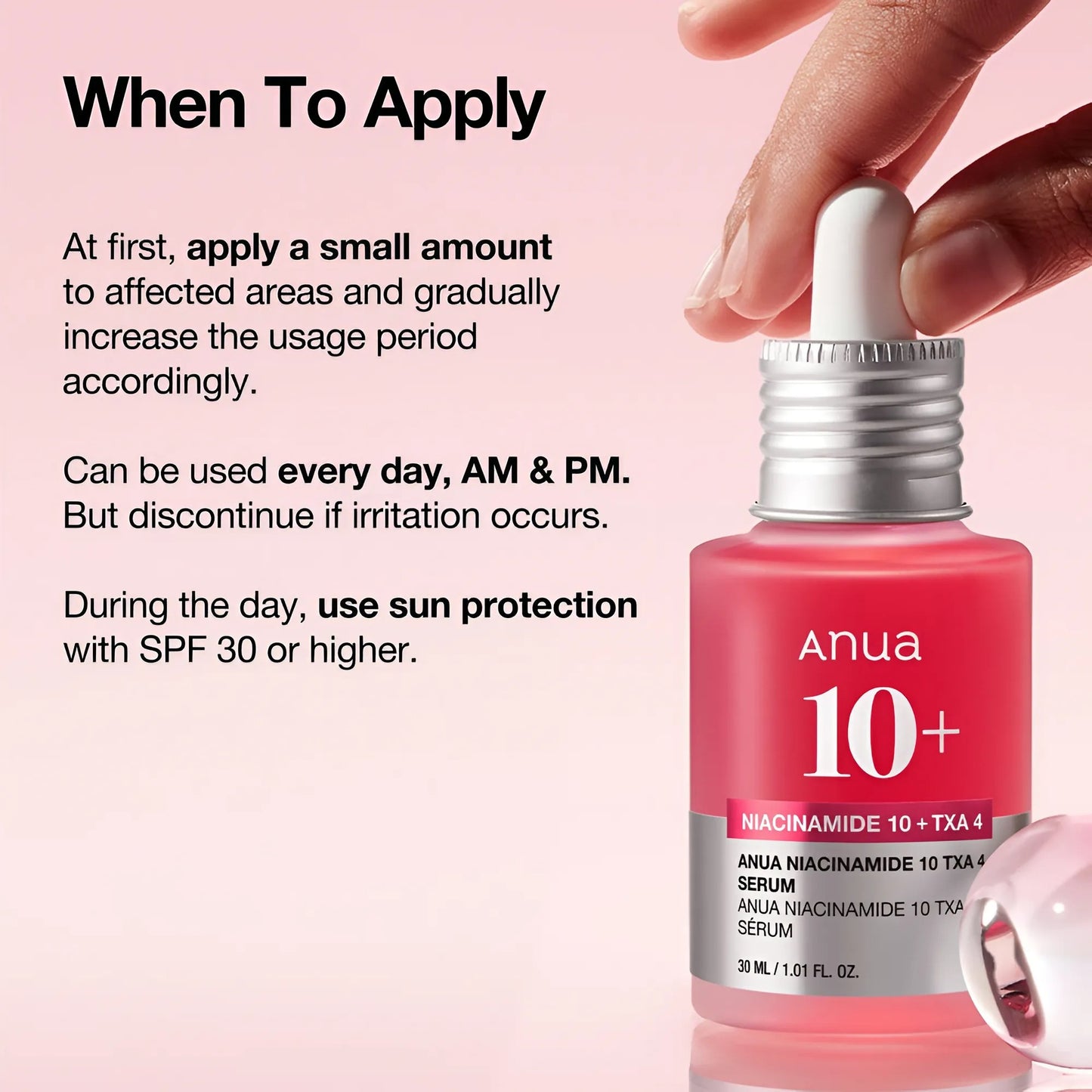 Anua Niacinamide 10% + TXA 4% Dark Spot Correcting Serum - 30ml