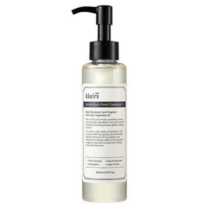 Dear, Klairs – Gentle Black Fresh Cleansing Oil – 150ml