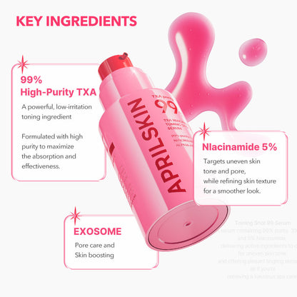 APRILSKIN TXA Niacinamide Toning Shot 99 Serum – 30ml