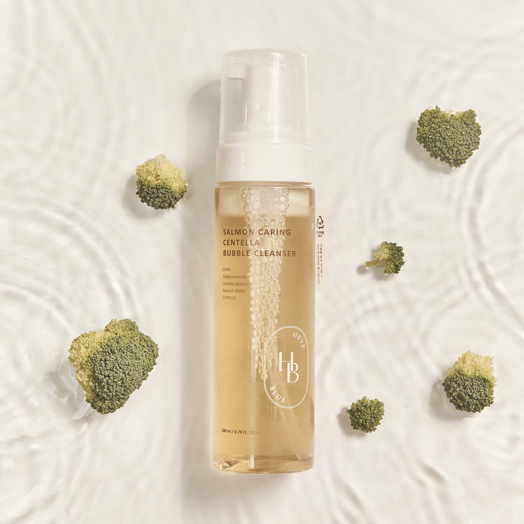 HEVEBLUE - Salmon Caring Centella Bubble Cleanser
