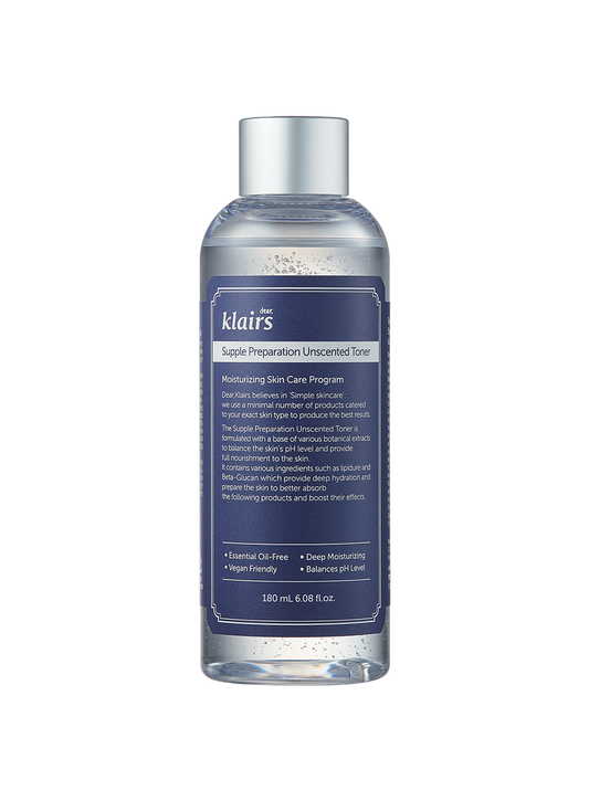 Dear, Klairs – Supple Preparation Unscented Toner – 180ml