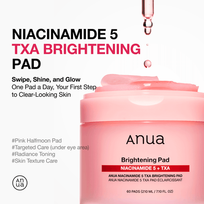 Anua Niacinamide 5 TXA Brightening Pad - 60 Pads
