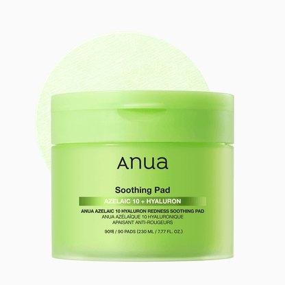 Anua Azelaic 10 Hyaluron Redness Soothing Pad - 90 Pads