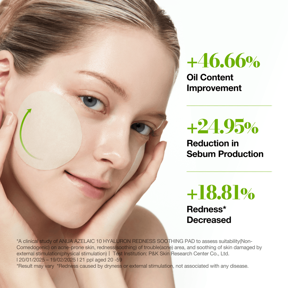 Anua Azelaic 10 Hyaluron Redness Soothing Pad - 90 Pads