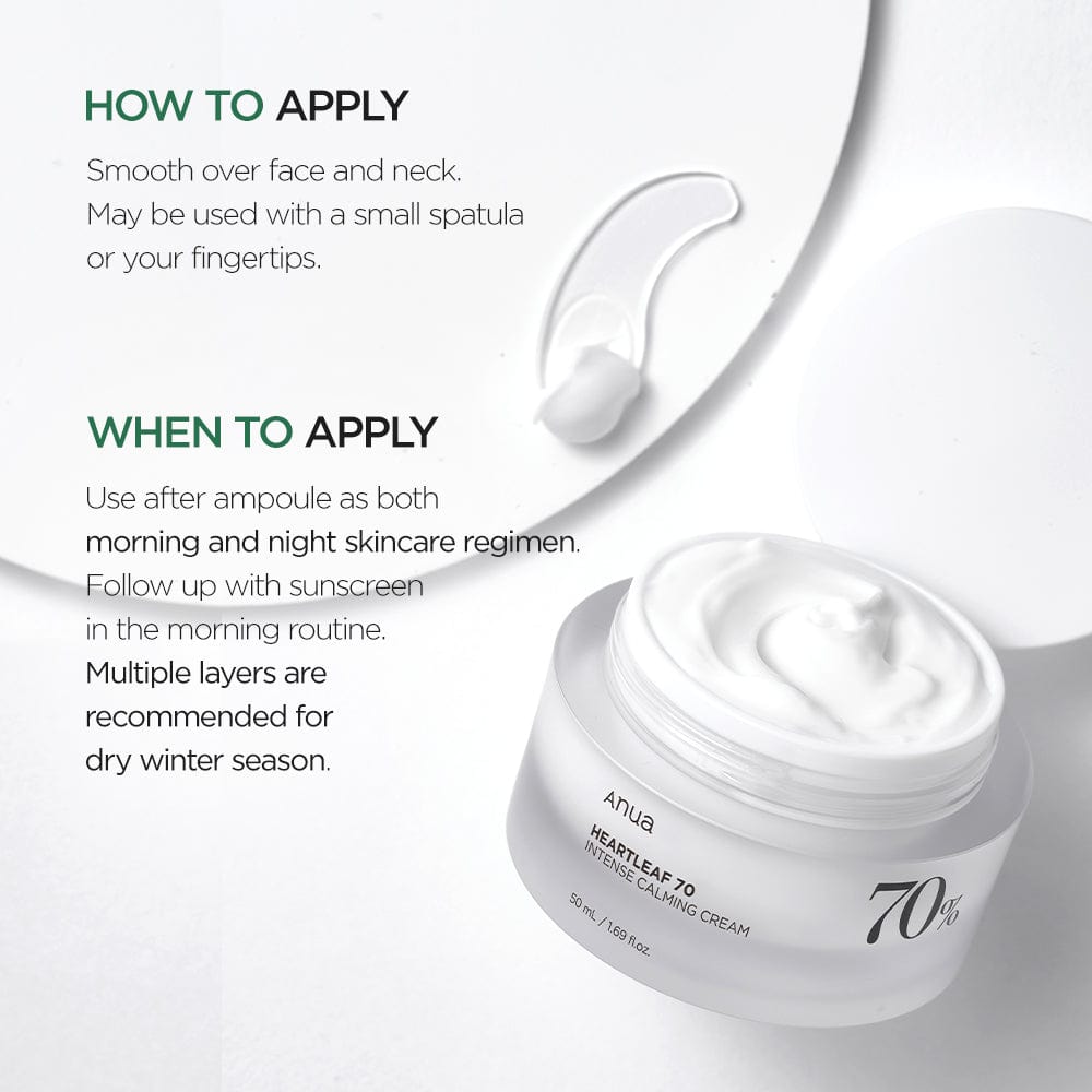 Anua Heartleaf 70% Intense Calming Cream
