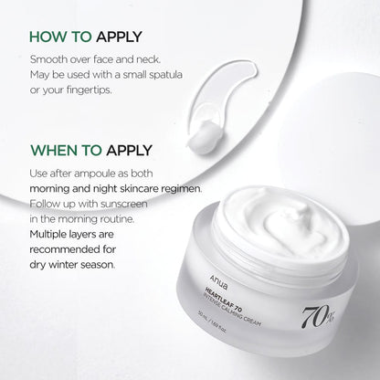 Anua Heartleaf 70% Intense Calming Cream